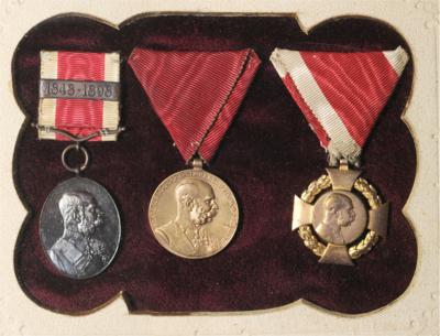 Jubiläumshof - Medaille, - Řády a vyznamenání