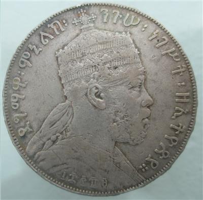 Äthiopien, Menelik II. 1889-1913 - Monete e medaglie