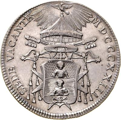 Vatikan, Sedisvakanz 1823 - Monete, medaglie