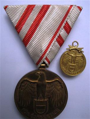 Erinnerungsmedaille für Weltkriegsteilnehmer 1914-1918 - Mince a medaile