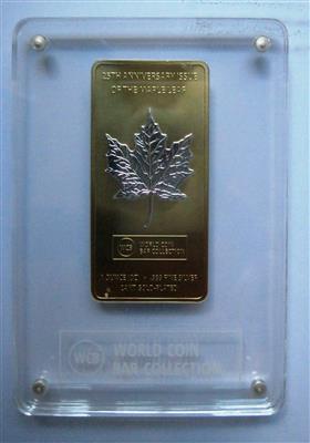 Gabon- Maple Leaf - Mince a medaile