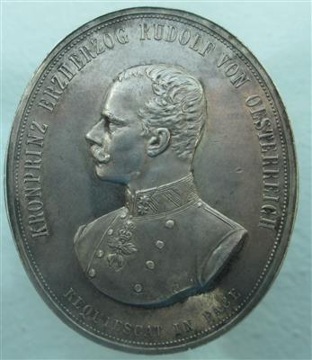 Kronprinz Rudolf - Coins and medals