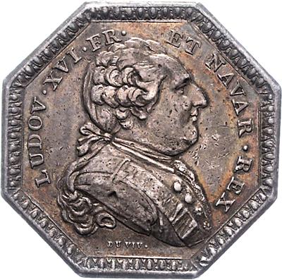 Louis XVI. Compagnie des Indes - Mince a medaile