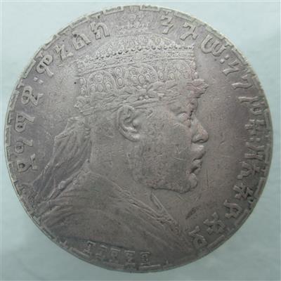 Äthiopien, Menelik II. 1889-1913 - Monete, medaglie