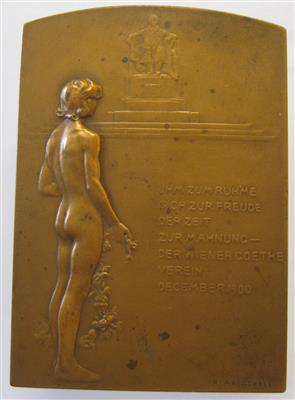 Goethedenkmal in Wien - Monete, medaglie