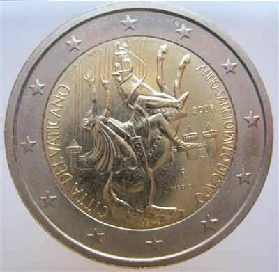Vatikan, Papst Benedikt XVI. 2005-2013 - Monete, medaglie
