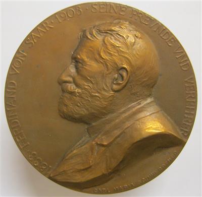 Ferdinand von Saar - Mince a medaile