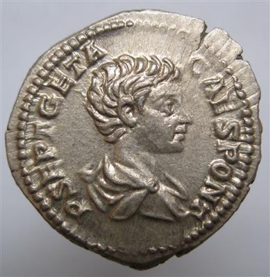 Geta als Caesar 198-209 - Mince a medaile