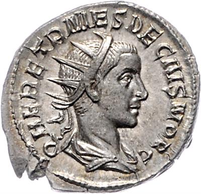 Herennius Etruscus Caesar - Coins and medals