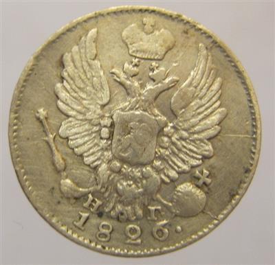 Rußland, Nikolaus I. 1825-1855 - Monete, medaglie
