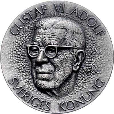 Gustaf VI. Adolf 1950-1973 - Monete, medaglie