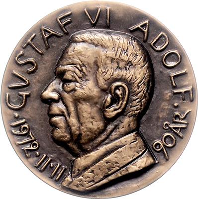 Gustaf VI. Adolf 1950-1973 - Monete, medaglie