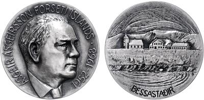 Islands Präsidenten - Coins and medals