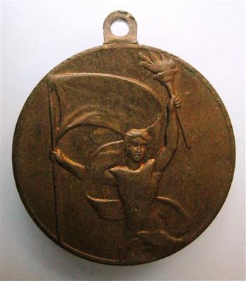 kleine tragbare AE Medaille 10 Jahre Republik 12. November 1928 - Mince a medaile