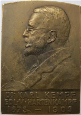 Dr. Karl Kempf Edler von Hartenkampf - Coins and medals