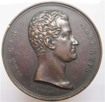 Italien, Haus Savoyen, Karl Albert 1831-1849 - Monete e medaglie