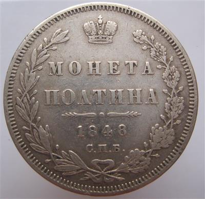 Rußland, Nikolaus I. 1825-1855 - Mince a medaile