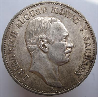 Sachsen, Friedrich August III. 1904-1918 - Coins and medals
