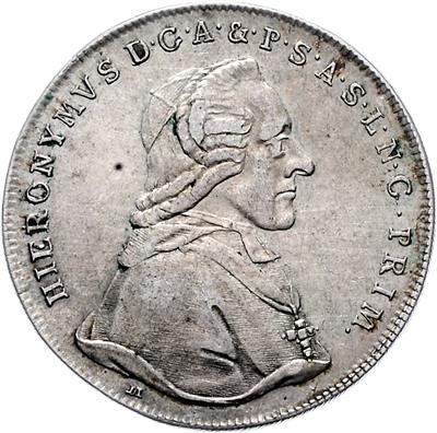Salzburg, Hieronymus Graf Colloredo 1772-1803 - Coins and medals