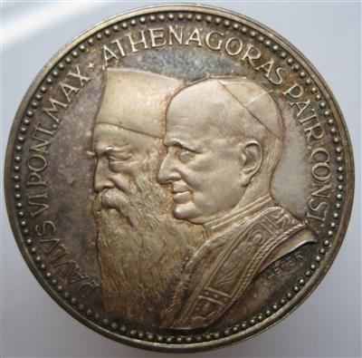 Papst Paul VI. und Athenagoras Patriarch von Konstantinopel - Monete e medaglie