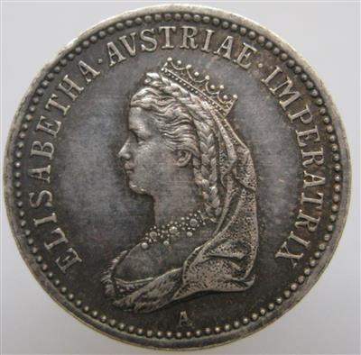 Elisabeth von Österreich - Monete e medaglie
