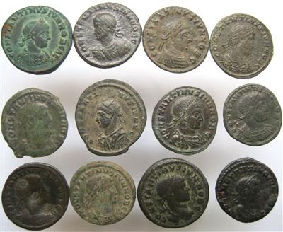Constantin II. - Monete e medaglie