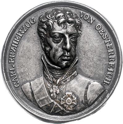 Wiener Kongreß/ Napoleonische Kriege- Erzherzog Karl von Österreich, Herzog von Teschen*1771, + 1847 - Monete e medaglie