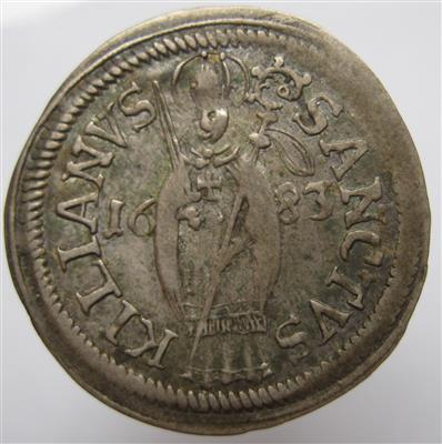Würzburg, Konrad Wilhelm von Wertnau 1683-1684 - Coins and medals