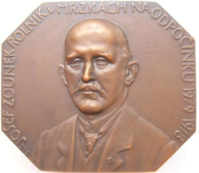 Josef Zounek v. Brzkach - Münzen und Medaillen