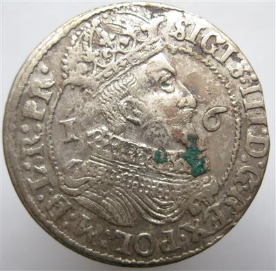 Danzig, Sigismund III. 1587-1632 - Mince a medaile