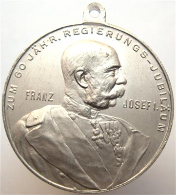 Baden- Eröffnung des Kaiserjubiläumssaales im Museum der NÖ Landesfreunde - Mince a medaile