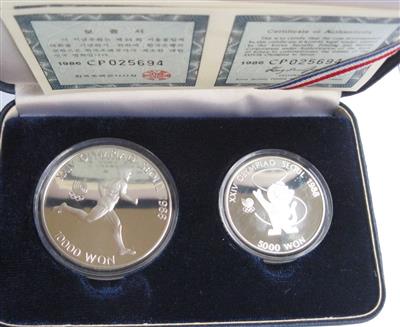 Südkorea-Olympische Spiele 1988 in Seoul - Münzen und Medaillen