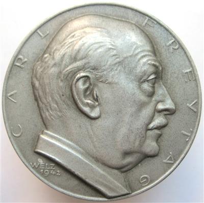Numismatiker auf Medaillen - Münzen und Medaillen