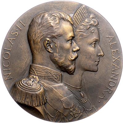 Nikolaus II. 1894-1917 - Mince a medaile
