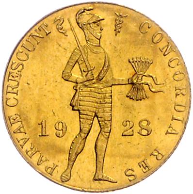 Wilhelmina 1890-1948 GOLD - Mince a medaile