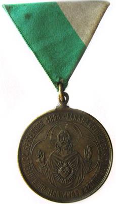 Fahnenweihe der Stadnschützen - Mince a medaile
