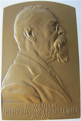 Dr. Wilhelm Freiherr von Kolbensteiner - Coins and medals