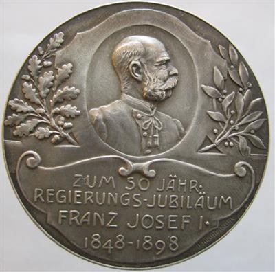 Errichtung des Habsburg Hauses auf der Raxalpe am 23. September 1899 - Mince a medaile
