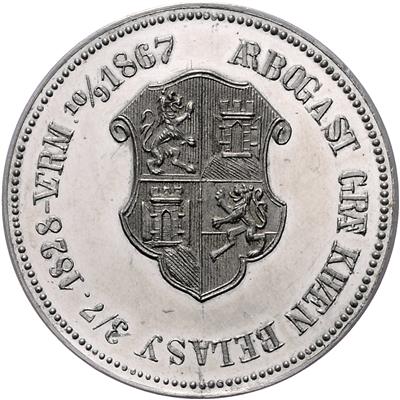 Arbogast Graf Khuen-Belasy *1828 +1910 - Coins and medals
