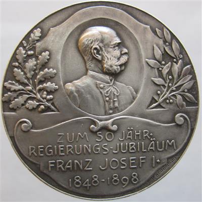Errichtung des Habsburg Hauses auf der Raxalpe am 23. September 1899 - Mince a medaile