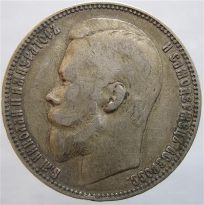 Rußland, Nikolaus II. 1894-1917 - Mince a medaile
