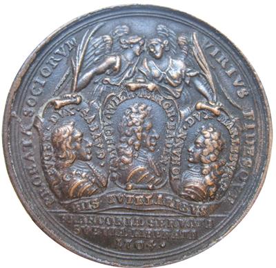 Sieg bei Hochstädt 1704 - Mince a medaile