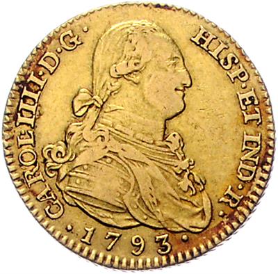 Carlos IV. GOLD - Mince a medaile