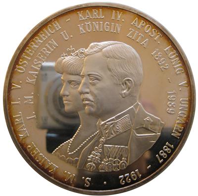 Kaiser Karl und Kaiserin Zita - Monete e medaglie