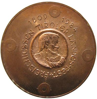 Tiroler Landes Fest- und Freischießen 1829-1984 - Coins and medals