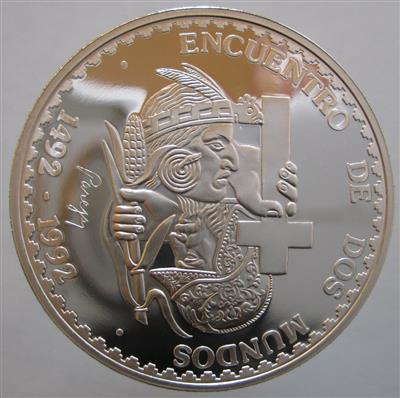 500 Jahre Entdeckung Amerikas 1492-1992- Peru - Mince a medaile