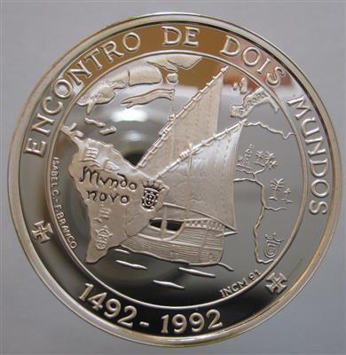 500 Jahre Entdeckung Amerikas 1492-1992- Portugal - Monete e medaglie