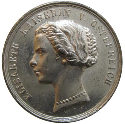 Geburt des Kronprinzen Rudolf am 21. August 1858 - Mince a medaile