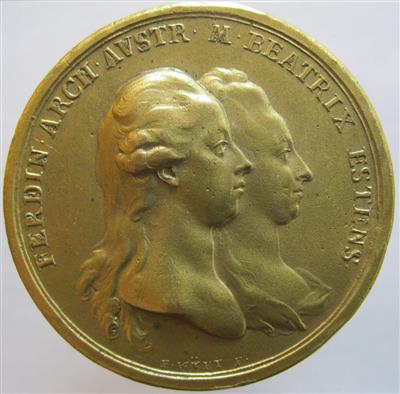 Gußmedaille - Mince a medaile