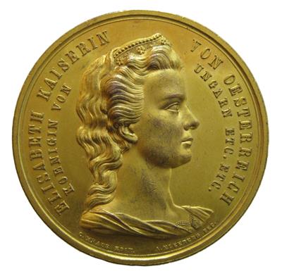 Kaiserin Elisabeth von Österreich - Monete e medaglie